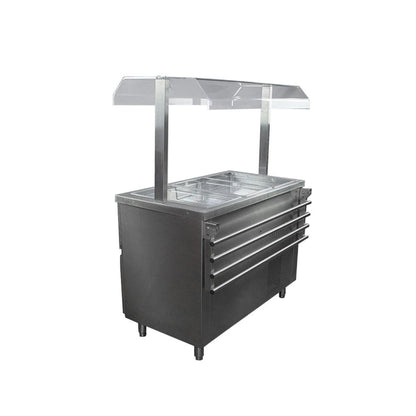 Modulo Salad Bar Refrigerado 3 Deposito