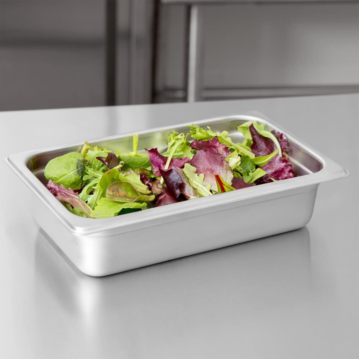 Contenedor Gastronómico Acero Inoxidable GN 1/4 x 6.5 Cm Linea Premium