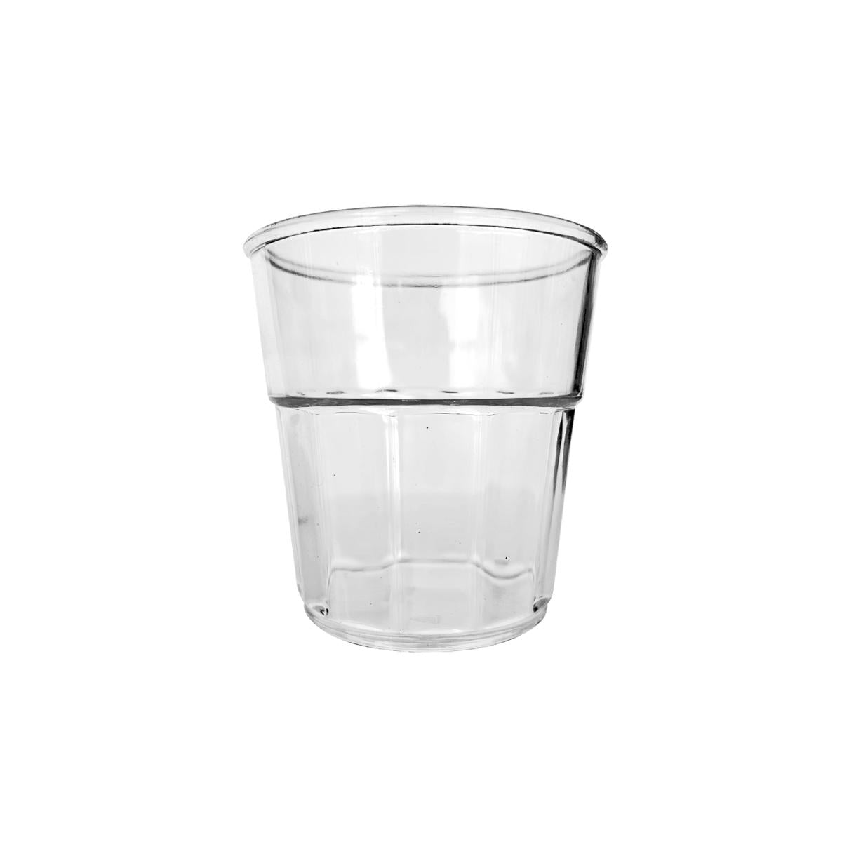 Set de 4 Vaso Policarbonato Transparente 250 Ml
