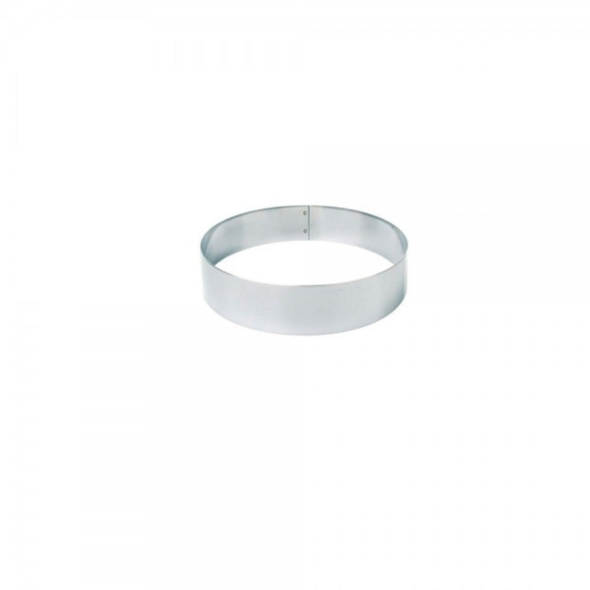Molde Redondo Acero Inoxidable Medida 12 X 4.5 X 1 Mm