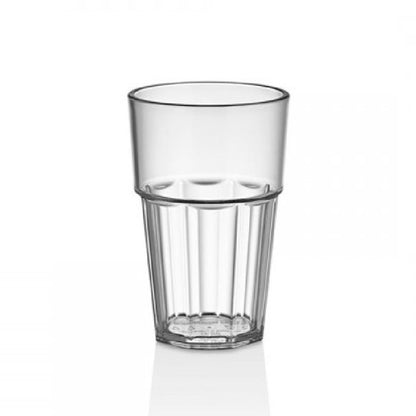 Set de 6 Vaso Policarbonato Transparente 300 Ml Linea Casablanca