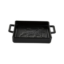 Fuente Cuadrada Grill Cerámica Gres 22x17x3 Cm