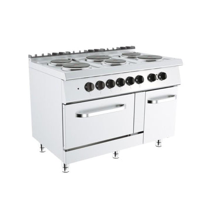 Cocina Eléctrica 6 Platos Con Horno