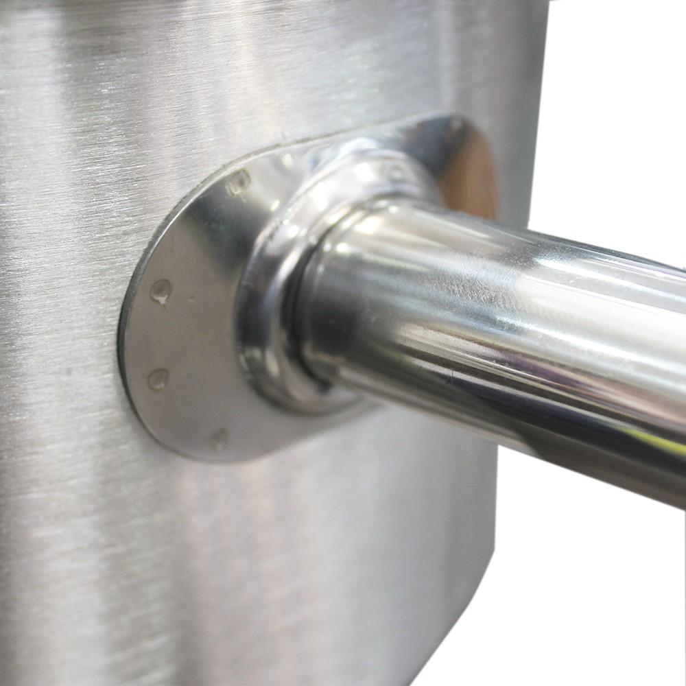 Cazo Alto Acero Inoxidable Con Tapa Y Fondo Difusor 2.8 Litros