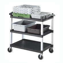 Carro Servicio Cambro Negro BC340KD11