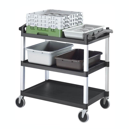 Carro Servicio Cambro Negro BC340KD11
