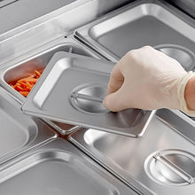 Tapa Contenedor Gastronómico Acero Inoxidable GN 1/6 Linea Premium