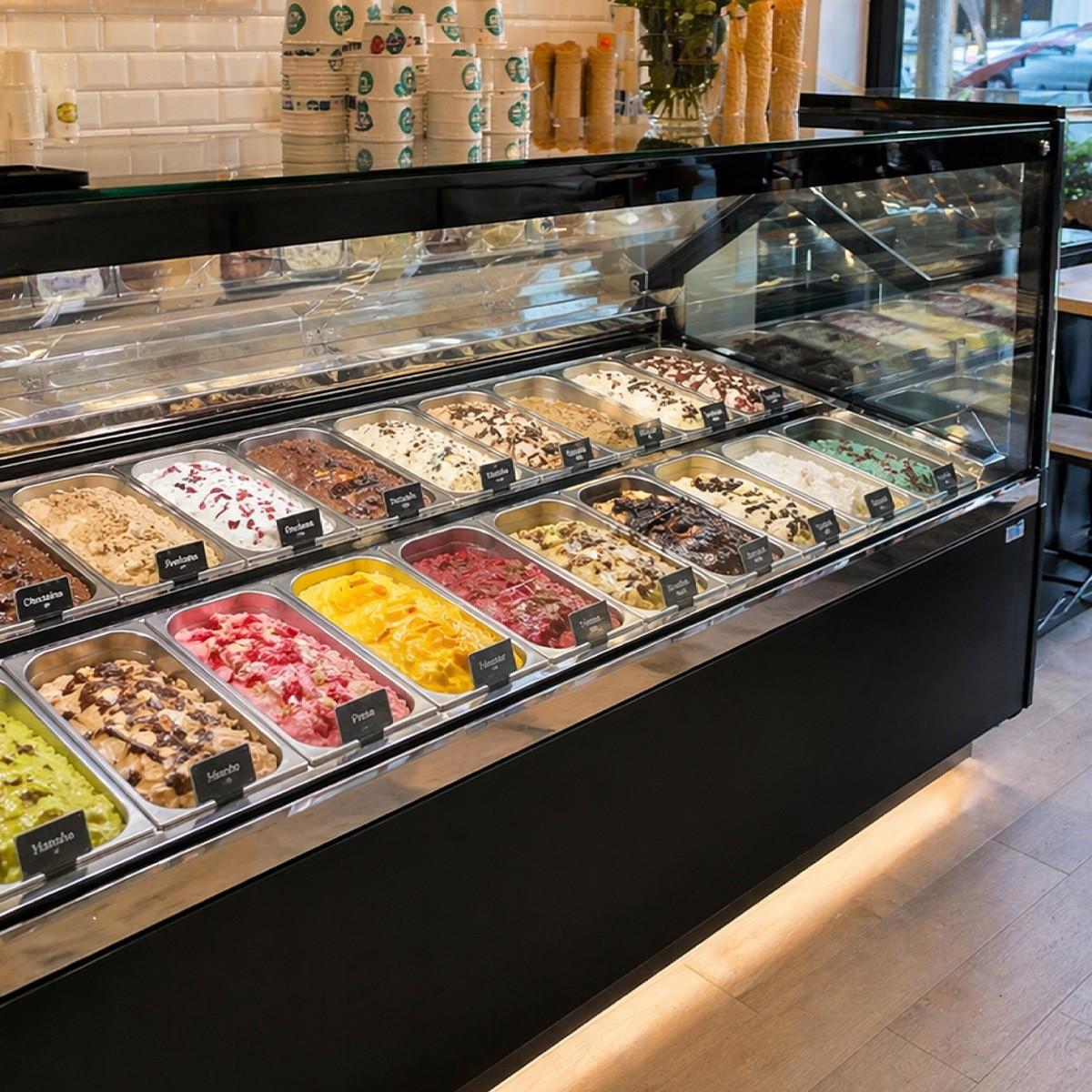 Vitrina De Helados 24 Sabores Gelatek