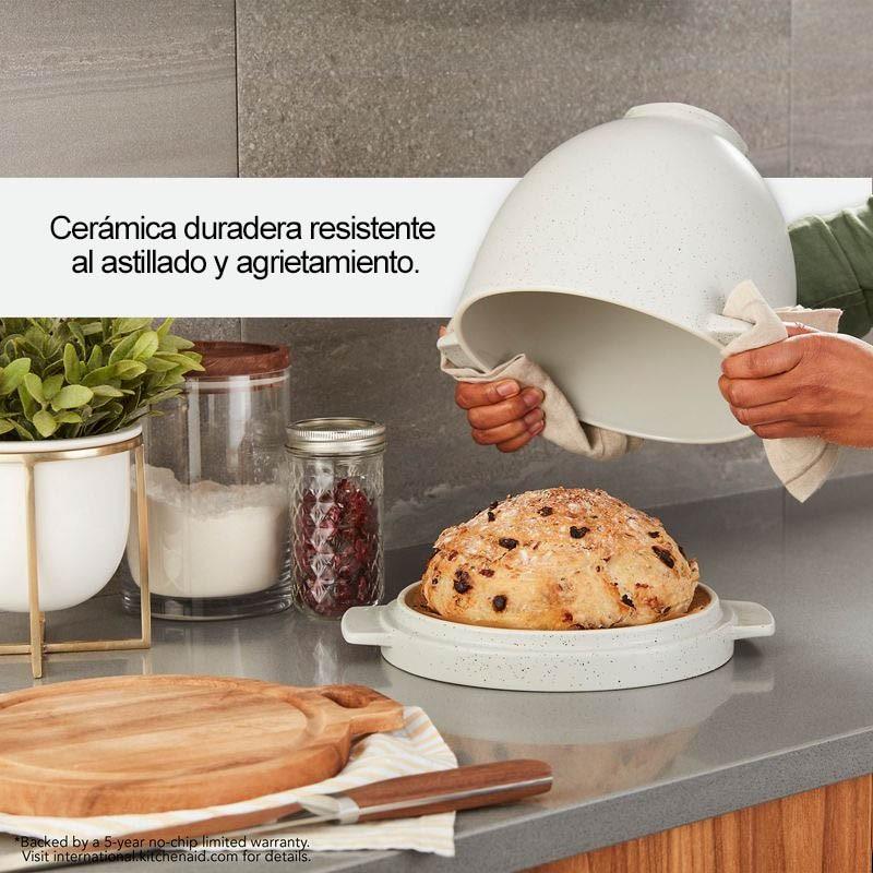 Bowl Para Batidor Y Horneado Pan Con Tapa 5 Litros