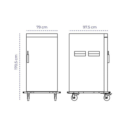 Mantenedor De Alimentos 11 Niveles Gn 2/1 Modelo DH-1121 Volter