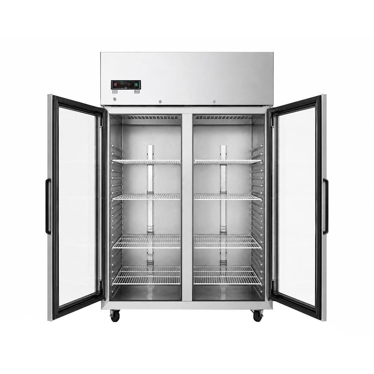 Freezer 2 Puerta De Vidrio Estampado