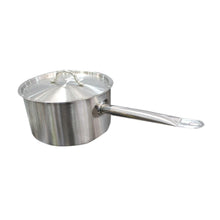 Cazo Alto Acero Inoxidable Con Tapa Y Fondo Difusor 2.8 Litros