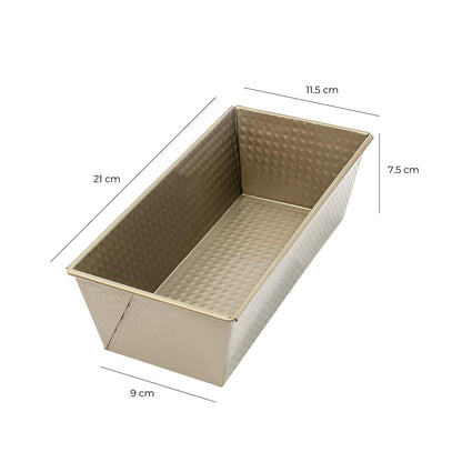 Molde Rectangular 20 Cm Antiadherente Gold