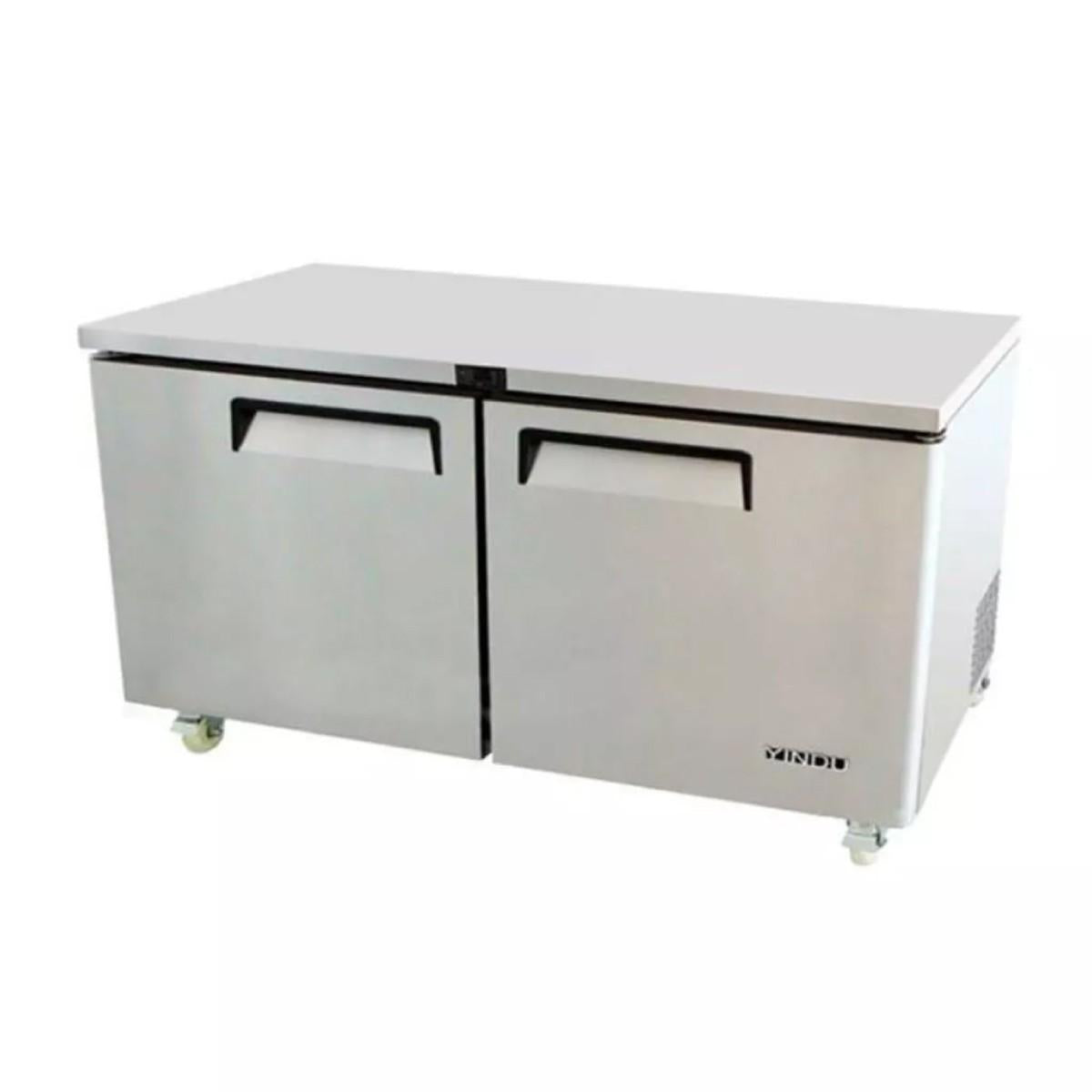 Mesón Refrigerado 2 Puertas LUC-500R 153 Cm Norkalt