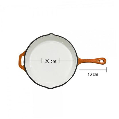 Sartén Hierro Naranjo 30 Cm