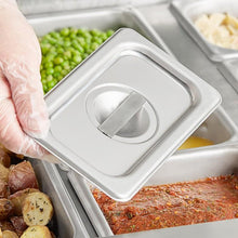 Tapa Contenedor Gastronómico Acero Inoxidable GN 1/9 Linea Premium