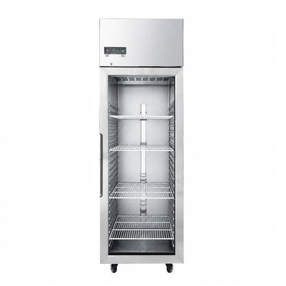 Refrigerador Vertical 1 Puerta De Vidrio Interior Estampado