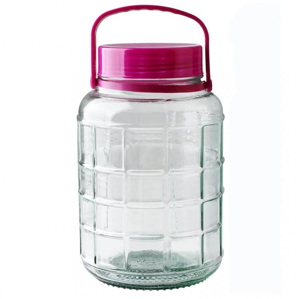Set Frasco Escabechero Mas Cucharon Acero Inoxidable