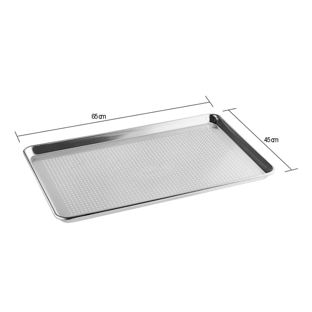 Bandeja Pastelera Aluminio Perforada 45x65 Cm