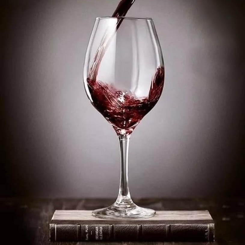 Set 6 Copas De Vino 385 Ml Barone