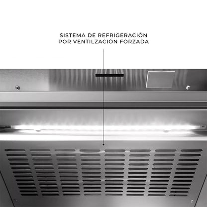 Congelador Vertical 2 Puertas Solidas 1100 Litros Interior Estampado Norkalt