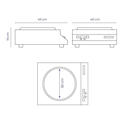 Placa Inducción Wok 5 Kw Volter