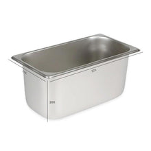 Contenedor Gastronómico Acero Inoxidable GN 1/3 x 20Cm Linea Premium