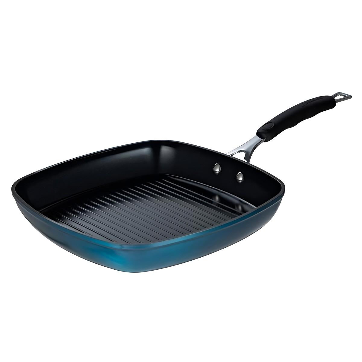 Sarten Parrilla Aluminio Forjado Midnight Blue 28X28 Cm