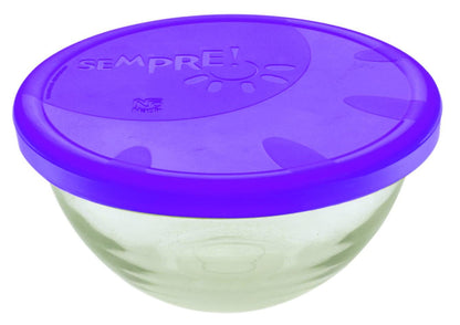 Bowl Vidrio Con Tapa 500 Ml