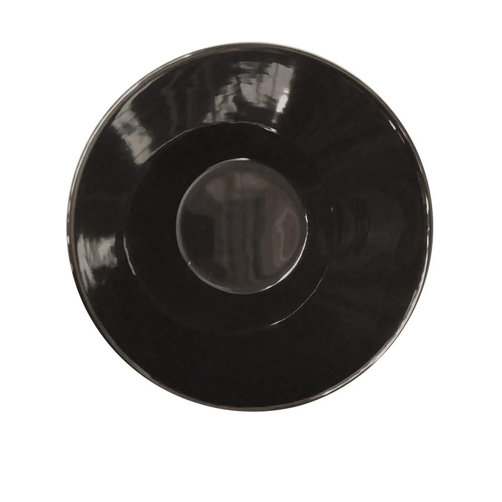 Set De 6 Bowls Redondo Melamina 20 Cm. Negro