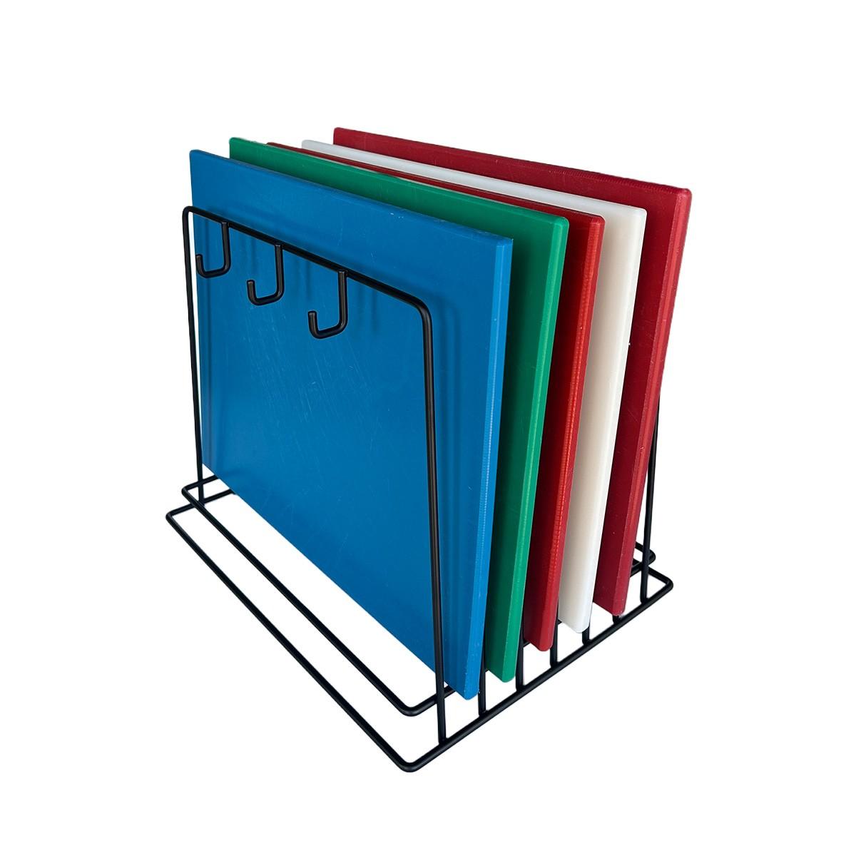 Rack Para 6 Tablas De Corte Y Escobillas