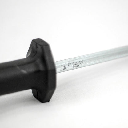 Astil / Afilador De Cuchillo Negro 30 Cm Mango Negro Línea Durafio