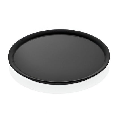 Plato Redondo Pizza - Torta Melamina Negra 31 Cm