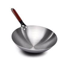 Wok De Hierro Cóncavo Con Mango 36 Cm