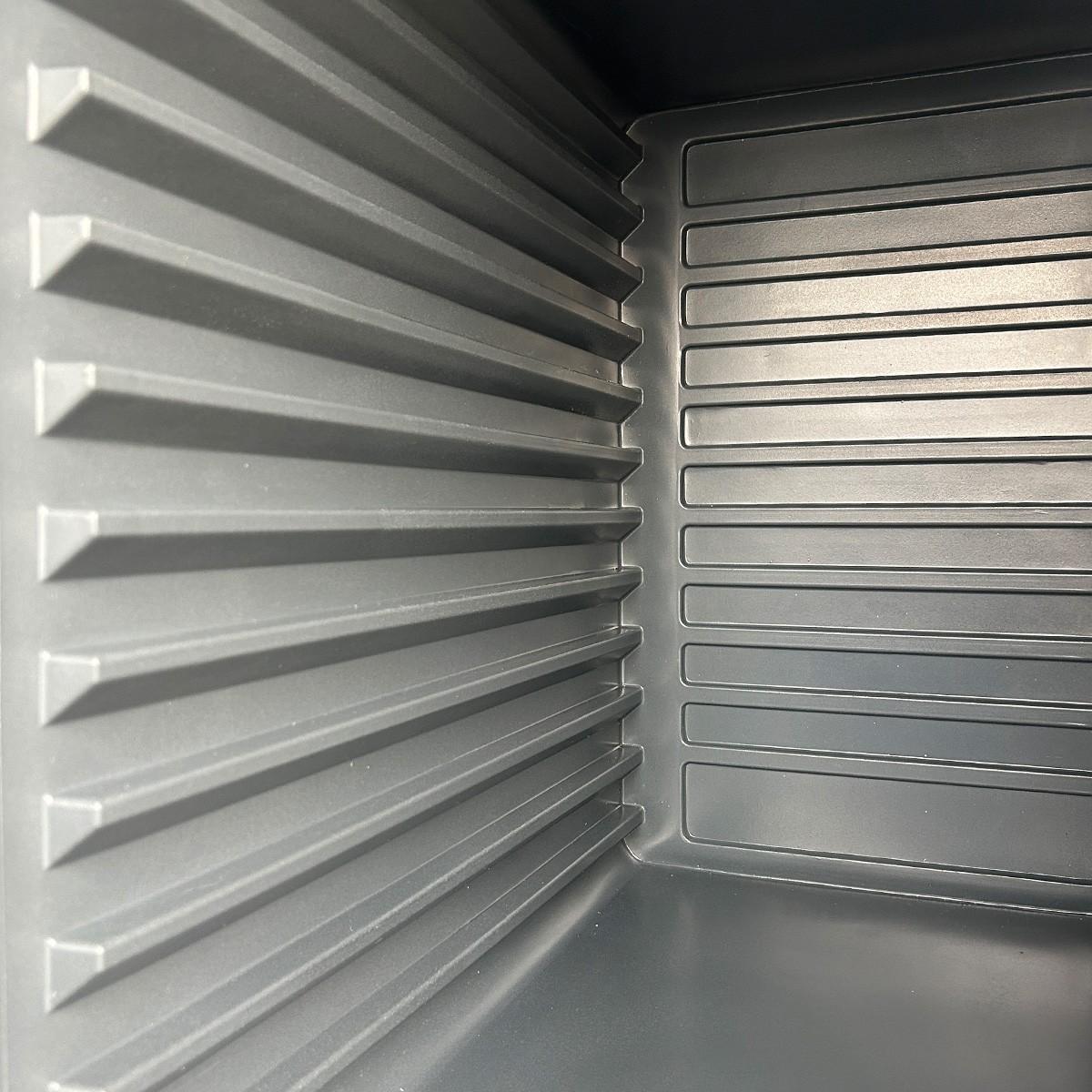 Contenedor Isotérmico Doble Gris Con Ruedas UPC800 JDP