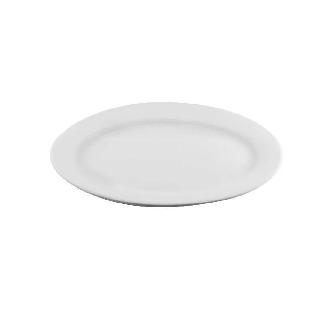 Plato Porcelana Ovalado 22x16 Cm