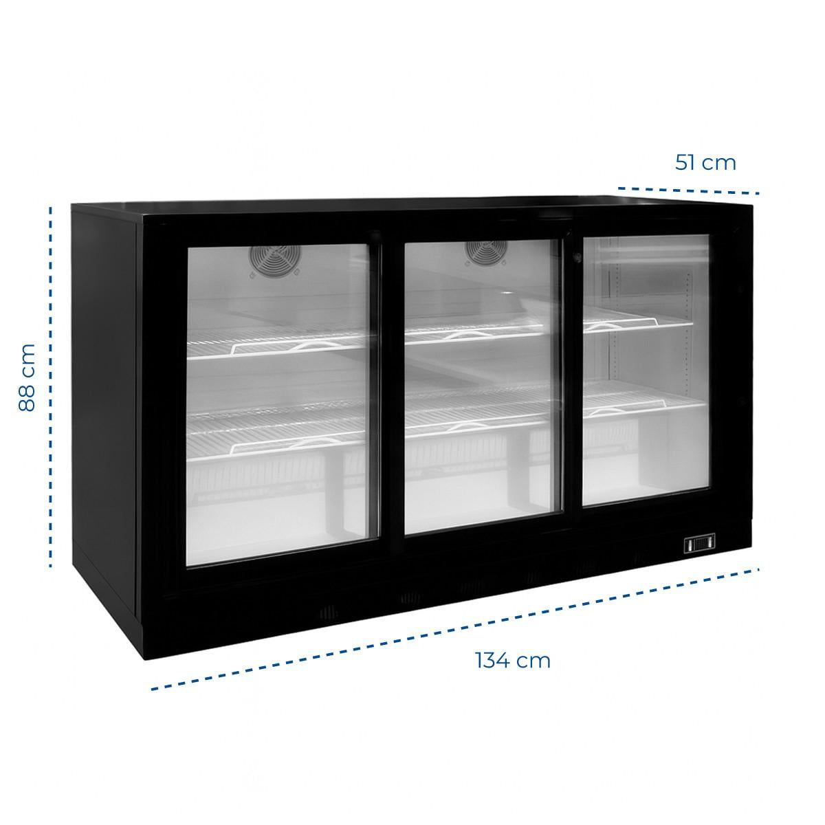 Refrigerador Visicooler Bajo Mesón Bar Modelo C3S Norkalt