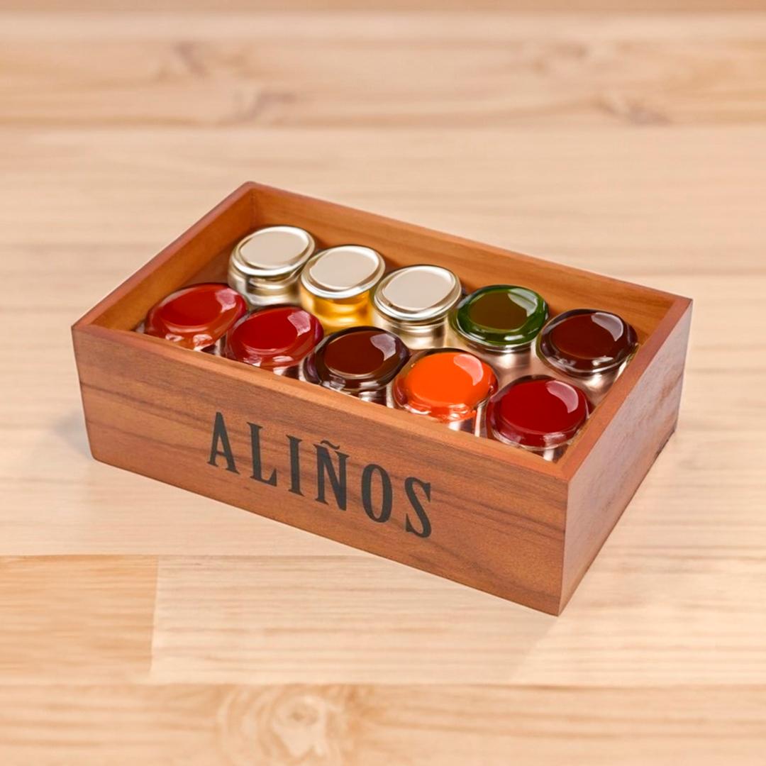Caja Para Aliños 26.5 x16.5 x8.2 Cm