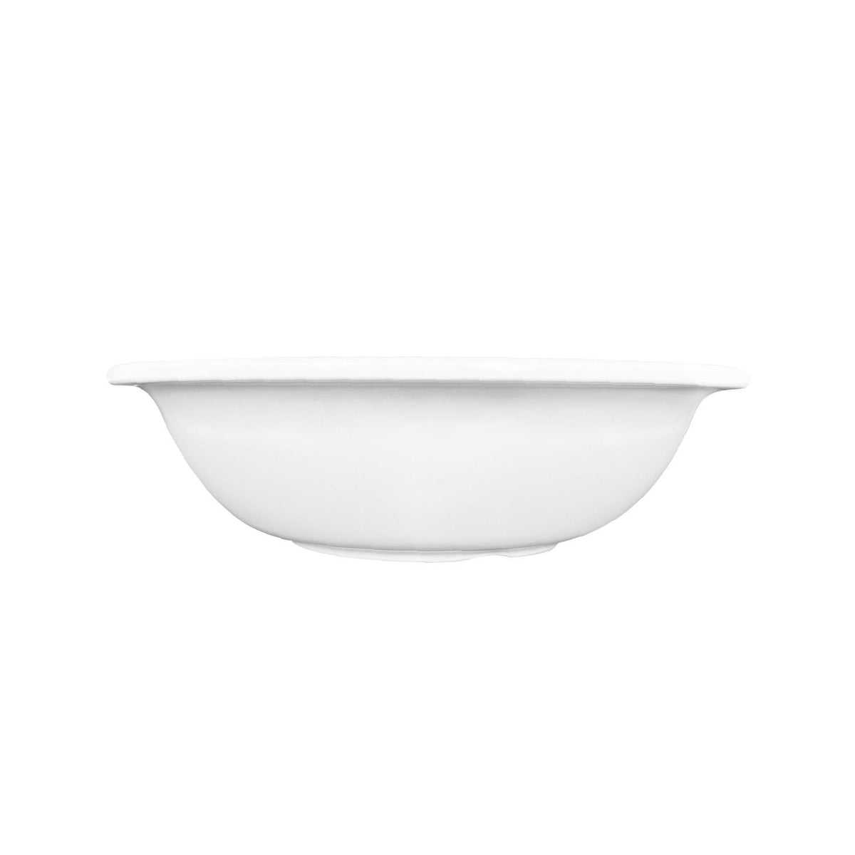 Bowl Melamina Con Borde Grueso Blanca 14 Cm Línea Clásica