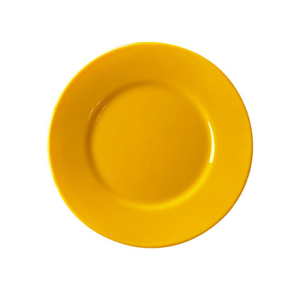 Plato De Policarbonato Amarillo 23 Cm