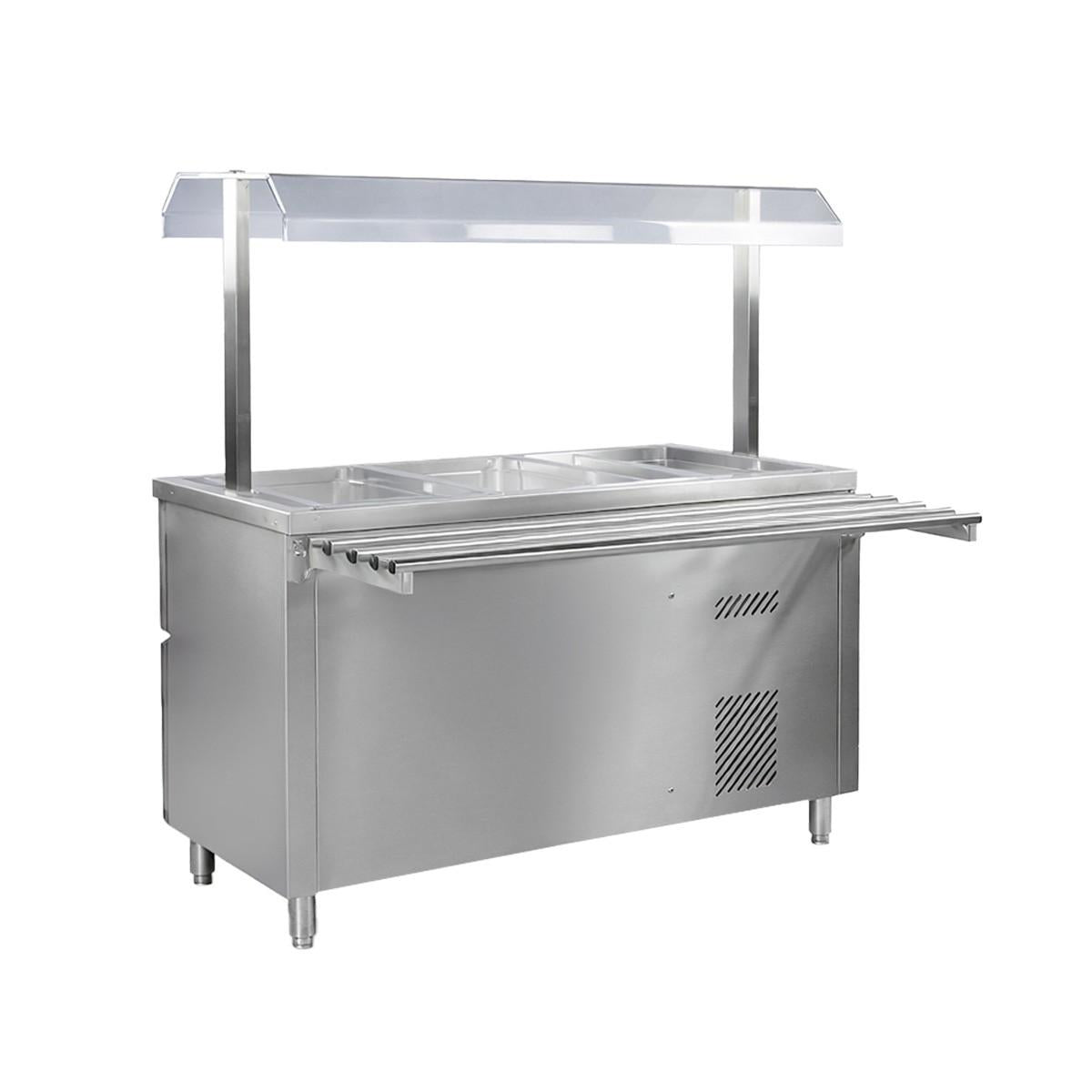 Modulo Salad Bar Refrigerado 4 Deposito