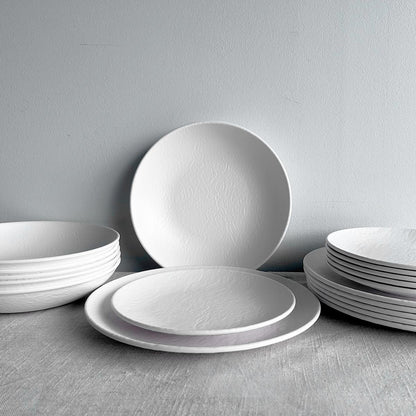 Plato Melamina Blanca 23 Cm Línea Tilda