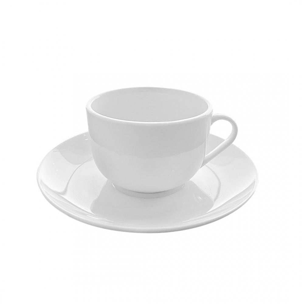 Set De Taza Y Plato De Te Porcelana 220Cc Línea Padua