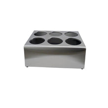 Organizador De Cubiertos Acero Inoxidable 6 Compartimientos