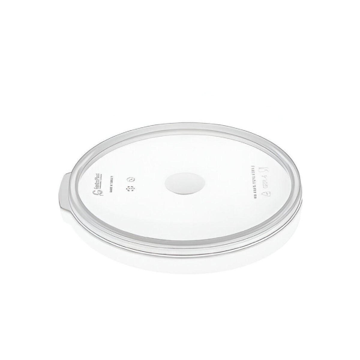 Tapa Redonda Transparente Para Recipiente 2.1 Y 4.2 Litros
