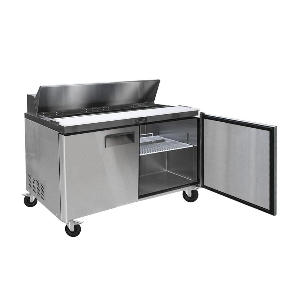 Salsera Refrigerada Acero Inoxidable 2 Puertas 125 Cm Norkalt