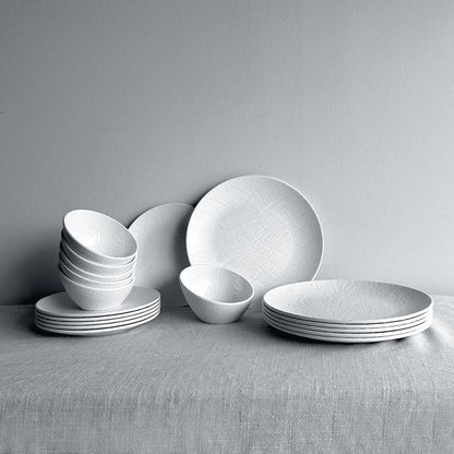 Plato Melamina Blanca 23 Cm Línea Tilda