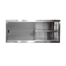 Gabinete Aéreo Acero Inoxidable Mural Puertas Correderas 120 Cm