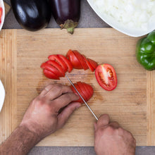 Cuchillo Cortador Tomates 13 Cm Mango Negro Línea Durafio