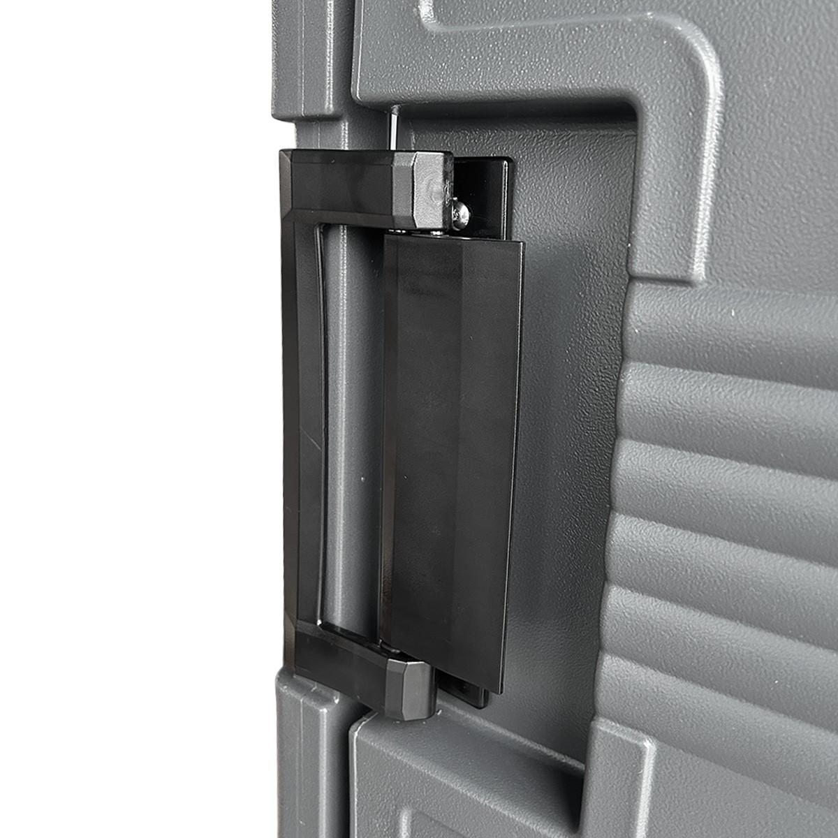 Contenedor Isotérmico Doble Gris Con Ruedas UPC800 JDP